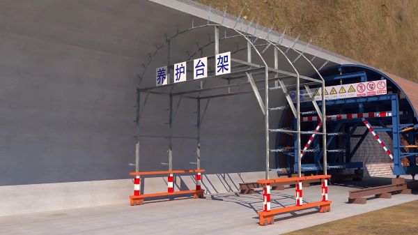 丹凤县隧道施工动画制作公司 - 隧道施工工艺和施工方法 - 隧道施工汇报动画视频 - bim 工程施工动画